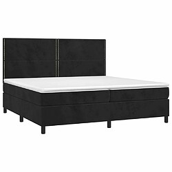 Avis Sommier à lattes,Cadre à lattes de lit pour Adulte matelas et LED Noir 200x200 cm Velours -MN28419