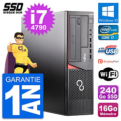 PC Fujitsu Esprimo E920 DT Intel Core i7-4790 RAM 16Go SSD 240Go Windows 10 Wifi · Occasion 