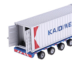 1:50 métal moulé sous pression véhicule jouet camion de transport lourd 37cm modèle voiture bleu