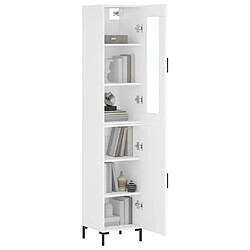 Avis Maison Chic Buffet,Meuble de Rangement,commode pour salon,Cuisine Blanc 34,5x34x180 cm Bois d'ingénierie -MN10051