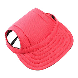 Petit Chien Chat Chaton Casquette De Baseball Sangle Pour Le Cou Chapeau Capeline S Rouge