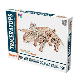 Youdoit Maquette 3D en bois - Triceratops 32 cm