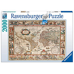 Ravensburger- Puzzle Mappemonde 1650 2000 pièces, 16633 