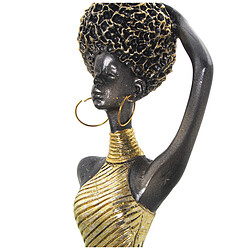 Avis Figurine Décorative Alexandra House Living Doré Plastique Lion Africaine 13 x 17 x 38 cm