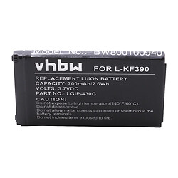 vhbw Batterie Smartphone compatible avec LG KS500, KS 500, KF757, KF 757 (700mAh, 3.7V, Li-Ion) 