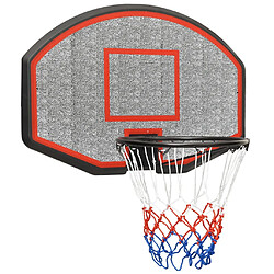 vidaXL Panneau de basket-ball Noir 71x45x2 cm Polyéthylène