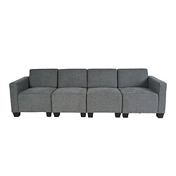 Avis Mendler Modular Canapé 4 places Lyon, tissu/textile ~ gris