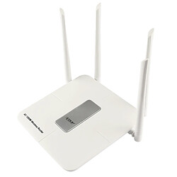 Avis Wewoo Routeur blanc 1200 Mbps Sans Fil Double Bande WiFi Répéteur WiFi avec 4 Antennes WiFi, US Plug