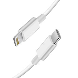 Câble USB-C vers Lightning Technologie Power Delivery 1m Original Apple - Blanc