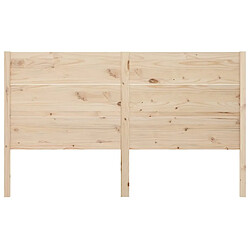 Avis Maison Chic Tête de lit scandinave pour lit adulte,Meuble de chambre 186x4x100 cm Bois massif de pin -MN66479