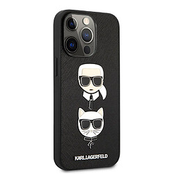 Acheter Karl Lagerfeld Coque pour iPhone 13 Pro - arrière rigide Karl & Choupette noir