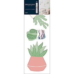 Draeger Sticker mural Plantes et ampoules déco