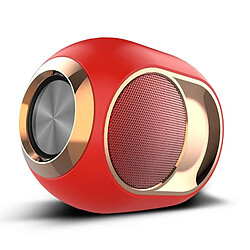 Acheter Wewoo Enceinte Bluetooth étanche Haut-parleur sans fil d'extérieur X6 TWS Bassprend en charge la carte mains libres / USB / AUX / TF rouge