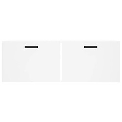 Maison Chic Armoire murale,Meuble de Rangement,Armoire Suspendue blanc 100x36,5x35 cm bois d'ingénierie -MN39572 pas cher