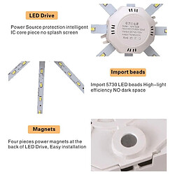 Wewoo 20W SMD 5730 Octopus LED Plafonnier Lampe Conseil Espérance d'économie d'énergie LightAC 220V blanc froid pas cher