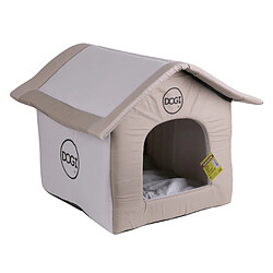 LOT DE 2 DOGI NID POUR ANIMAUX DE COMPAGNIE MAISON POUR CHIEN CHAT ANIMAUX TAUPE 42X35X40CM+Dogi