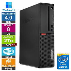 Lenovo M720s i5-8400 4GHz 8Go/2To SSD Wifi W11 · Reconditionné 