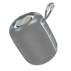 Yonis Enceinte Sport Bluetooth 5.3 Puissante 5W FM TWS Enceinte Bluetooth Sportive 5W Autonomie 2H Support Carte TF FM Ultra Légère Gris YONIS