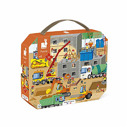 Puzzle enfant 36 pièces Chantier - Janod 