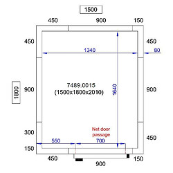 Avis Chambre Froide Positive Avec Groupe Positif - Hauteur 2010 mm - Combisteel