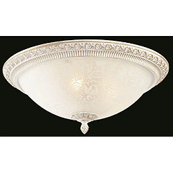 Avis MAYTONI Plafonnier Flush Bowl Blanc avec Or, 3 Lumières, E27