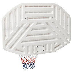 Avis vidaXL Panneau de basket-ball Blanc 109x71x3 cm Polyéthylène