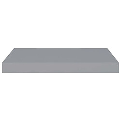 Avis vidaXL Étagères murales flottantes 4 pcs gris 50x23x3,8 cm MDF