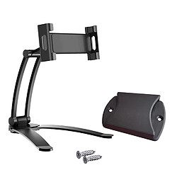 Support De Tablette De Bureau Pour Téléphone Portable Support De Comptoir Mural Noir L