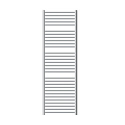 LuxeBath Radiateur salle de bain radiateur raccordement latéral sèche-serviettes chrome 600x1800 tige 900W