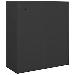 Acheter vidaXL Armoire de bureau Anthracite 90x40x102 cm Acier