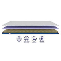 Acheter Morphea France Surmatelas 90x200x5cm CLOUDY Premium - Gel à Mémoire de Forme et Tissu Respirant - Soutien très moelleux - Morphea