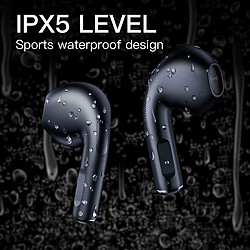 GUPBOO Casque Bluetooth Pro 6s TWS avec micro casque de musique de jeu à suppression de bruit casque sans fil pour tous les téléphones intelligents pas cher