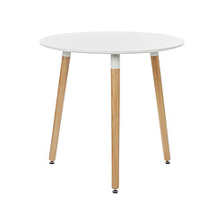 Beliani Table ronde 80 cm BOMA