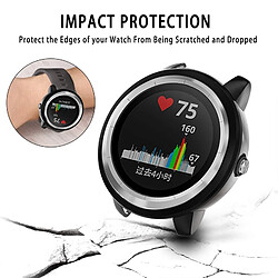 Wewoo Boîtier de montre Pour étui de protection TPU Garmin Vivoactive 3 noir pas cher