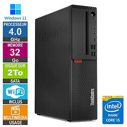 Lenovo M720s i5-8400 4GHz 32Go/2To Wifi W11 · Reconditionné 