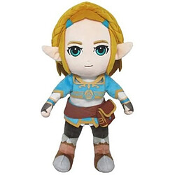 TOGETHER Peluche Zelda 28 cm Douce au Toucher dans The Legend of Zelda Breath of The Wild Bleu