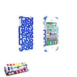 Muzzano Coque rigide Bleu ""Le Palace Premium"" APPLE IPHONE 4S Coque Rigide Ultra-Slim ""Le Palace Premium"" Bleu pour APPLE IPHONE 4S