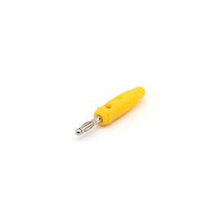 Perel Fiche banane 4mm - jaune