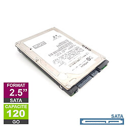 Disque Dur 120Go SATA 2.5 Hitachi HTS541612J9SA00 5400rpm 8Mo · Reconditionné 