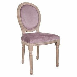 Chaise de Salle à Manger Alexandra House Living Rose 100 % polyester 46 x 96 x 48 cm