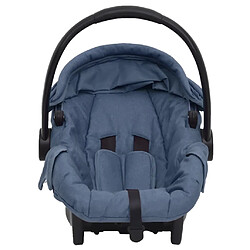 vidaXL Siège d'auto pour bébé Bleu marine 42x65x57 cm