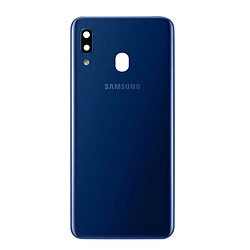 Cache batterie Samsung Galaxy A20e Façade arrière Original Samsung bleu