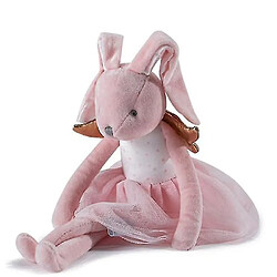 Acheter Universal Poupée lapin peluche en coton et lin crème