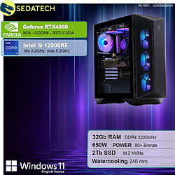 Sedatech PC Gamer • Intel i9-12900KF • RTX4060 • 32Go RAM • 2To SSD M.2 • Windows 11