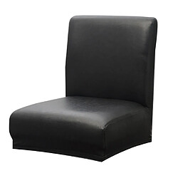 Acheter Housse De Chaise Extensible Housse De Protection Tabouret à Dossier Court Bar Pub Noir