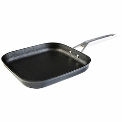 Poêle à Griller, 26 cm, Induction, Antiadhésive, Aluminium Forgé Sans PFOA, , Noir, Wecook, Ecosteel