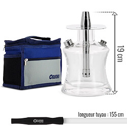 Pack complet chicha Oduman Travel N2 + Kaloud Lotus + Allume Charbon + Foyer Silicone Vortex