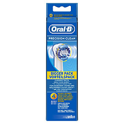 Oral-B Brossettes de rechange pour brosse à dents électrique Precision Clean EB20 - pack de 4