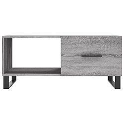 Acheter vidaXL Table basse sonoma gris 90x50x40 cm bois d'ingénierie