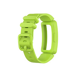 Wewoo Bracelet pour montre connectée Smartwatch avec en silicone Fitbit Inspire HR couleur citron vert 